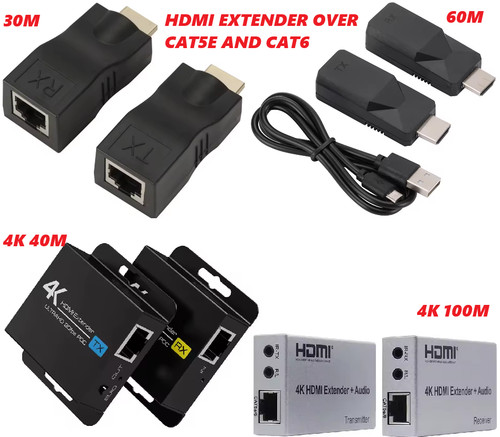 Hdmi extender 30m - 60m, 100m