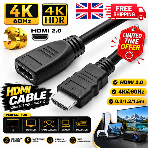 Hdmi extension cable male plug - extension,
