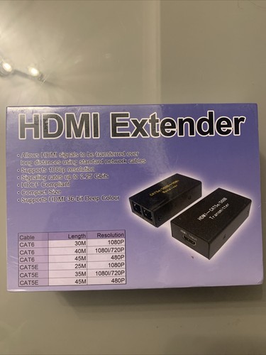 Hdmi extender transmits upto - extender,