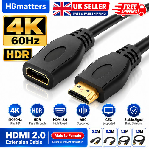 Hdmi extension cable - hdmi, plug