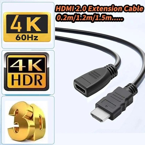 Hdmi extension cable male - hdmi, plug