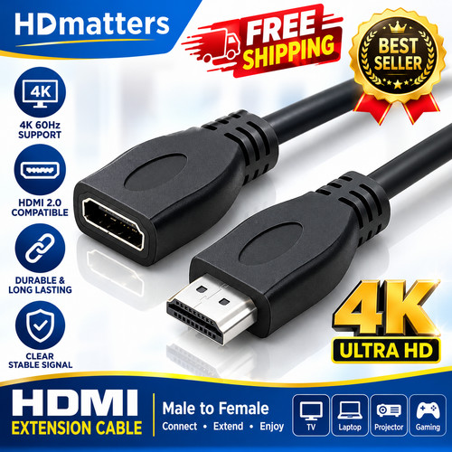 Hdmi extension cable male plug - male,