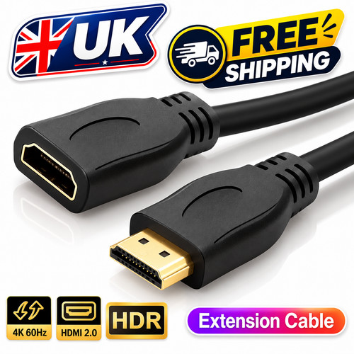 Hdmi extension cable male - hdmi, plug