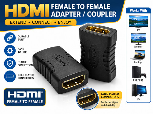 5pcs hdmi female - female, to